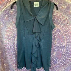Boho Romantic Sleeveless Blouse
